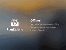 Tablet Screenshot of pixelgalerie.com
